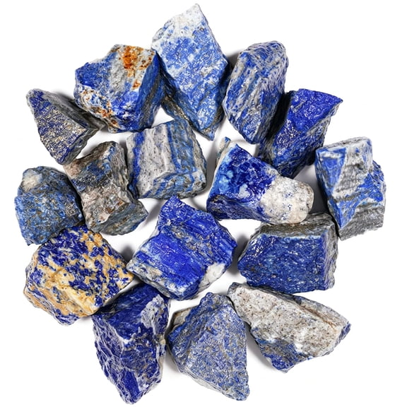 DESIGNICE Healing Lapis Lazuli Natural Crystals Raw Rough Stones for Cabbing Tumbling Crystals and Healing Stones