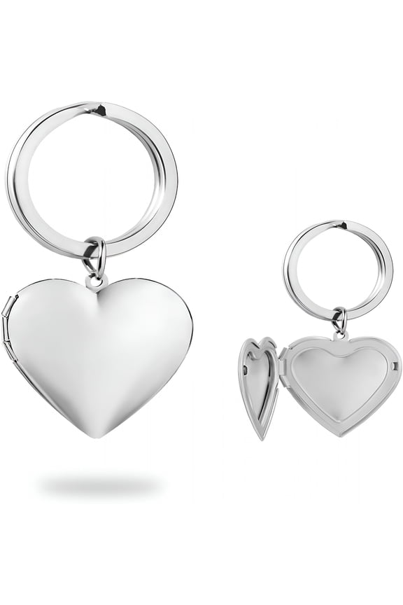 Heart Locket Keychains for Women,Personalized Locket Key Chain,MotherS Day Gifts