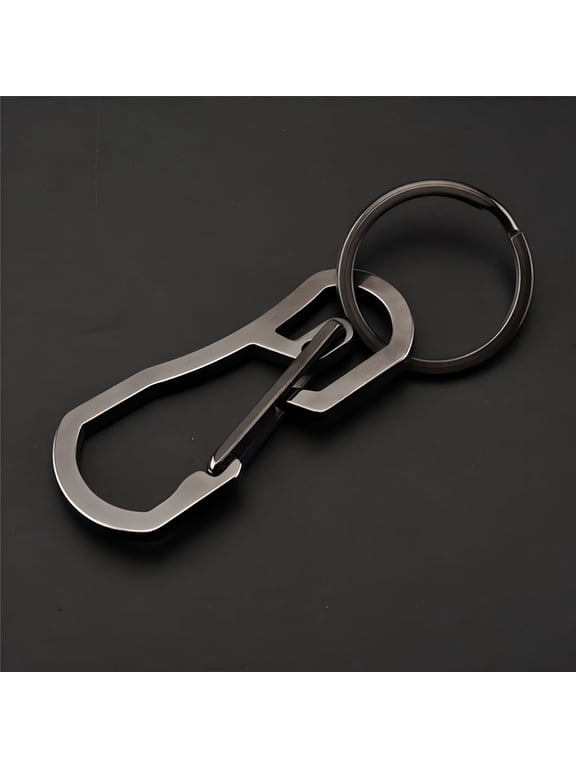 Heavy Duty Carabiner Keychain Quick Release Hooks With Key Ring