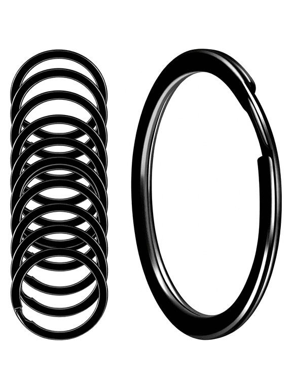 Heavy Duty Key Rings - Stainless Steel, 10 Pcs Round Split Key Rings