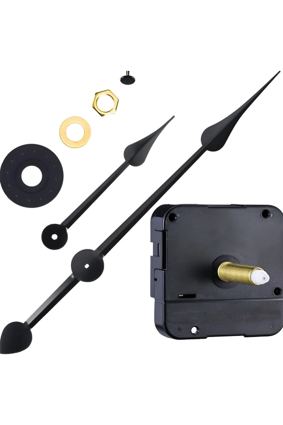 High Torque Clock Movement Mechanism with 270 mm/ 10.6" Big Clock Hands (Shaft Length 9/10"/ 23 mm)