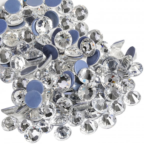 DESIGNICE Hotfix Rhinestones,2880pcs Flatback Crystal Rhinestones for Crafts Clothes DIY Decoration,Crystal,SS10,2.7-2.9mm