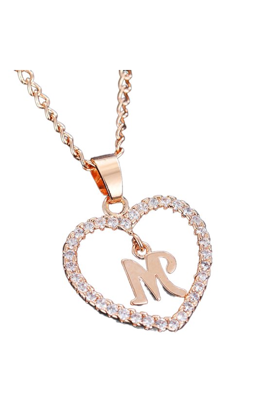 Initial Necklaces for Women,Customizable Gold Initial Necklace for Women,Chic Dainty Necklace,Monogrammed Initial Necklace for Special Occasions,M