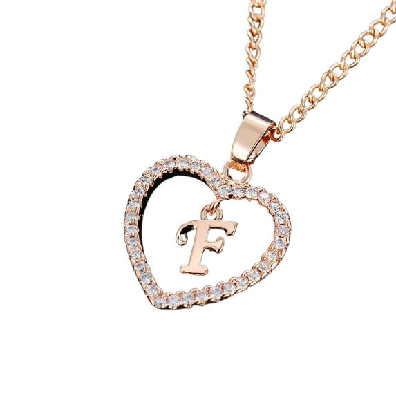 DESIGNICE Initial Necklaces for Women,Personalized Elegant Gold Initial Necklace,Minimalist Dainty Necklace for Everyday Wear,Customizable Initial Necklace for Unique Self-Expression,F