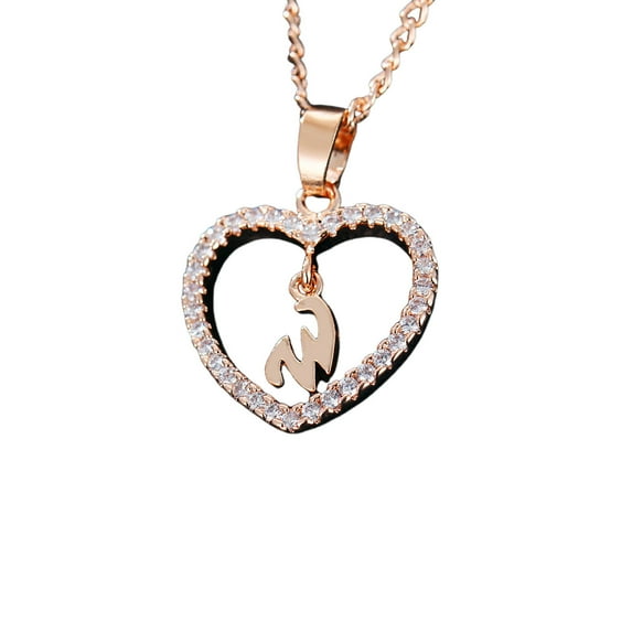 DESIGNICE Initial Necklaces for Women,Personalized Elegant Gold Initial Necklace,Minimalist Dainty Necklace for Everyday Wear,Customizable Initial Necklace for Unique Self-Expression,W