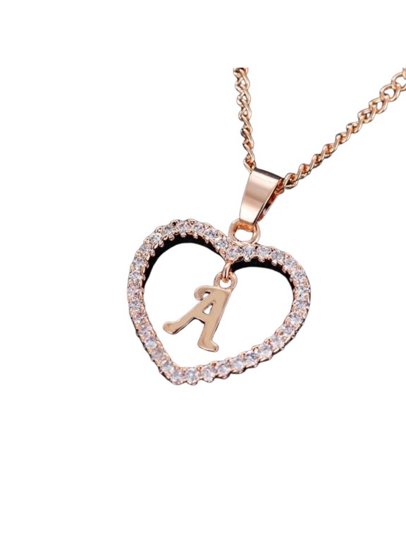 Initial Necklaces for Women,Personalized Elegant Gold Initial Necklace,Minimalist Dainty Necklace for Everyday Wear,Customizable Initial Necklace for Unique Self-Expression,A