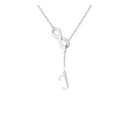 thumbnail image 1 of DESIGNICE Initial Necklaces for Women,Unique Personalized Silver Initial Necklace for Women,Delicate Feminine Dainty Necklace,Custom Initial Letter Necklace,J, 1 of 2