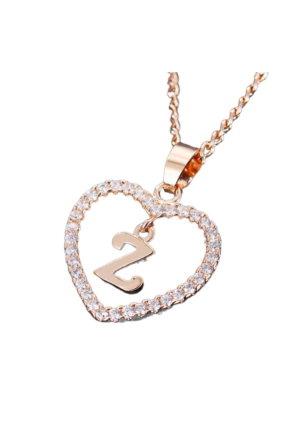 Initial Necklaces for Women,Elegant Gold Initial Necklace for Women,Sparkling Dainty Necklace,Custom Initial Necklace for Unique Fashion,Z