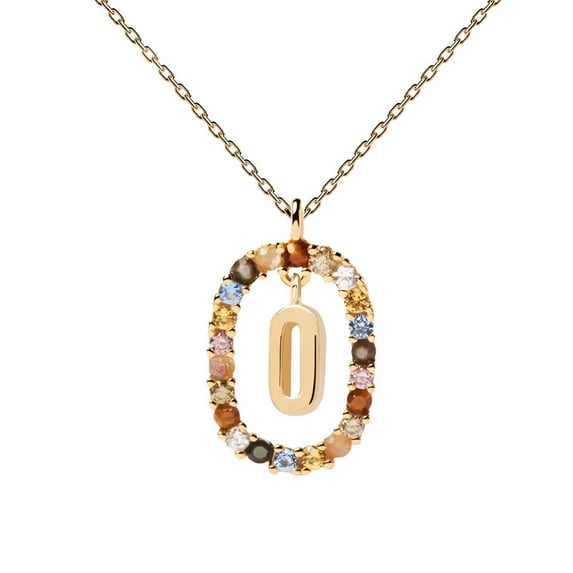 DESIGNICE Initial Necklaces for Women,Versatile Style Gold Necklace for Women,Suitable for Occasions Letter Necklace for Women,Gold,StyleO