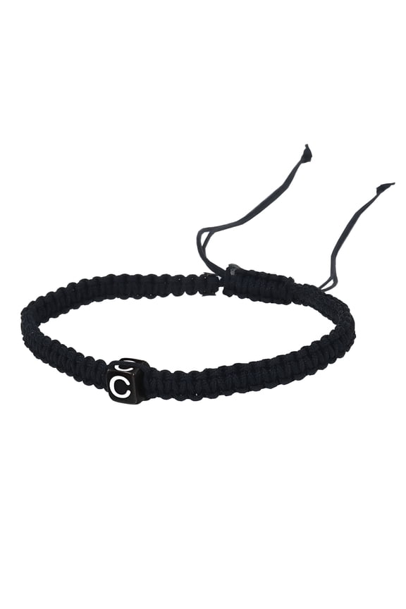 Initial String Bracelets for Women Men Teen Girls Boys Handmade Rope Braided Minimalist Jewelry Matching Couple Friendship