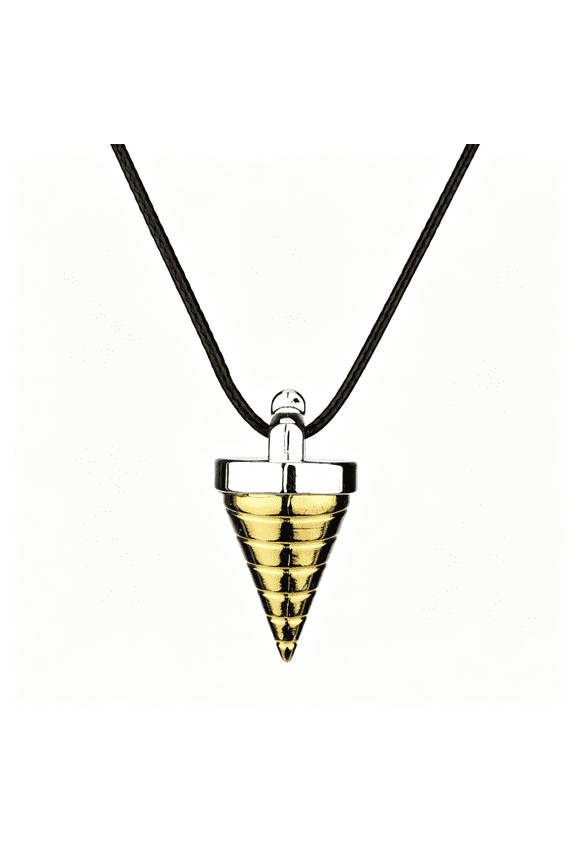 Inspired Drill Pendant Necklace-Core Drill Cone Metal Jewelry-Anime Collectible Gift for Fans Collectible Statement Necklace for Women