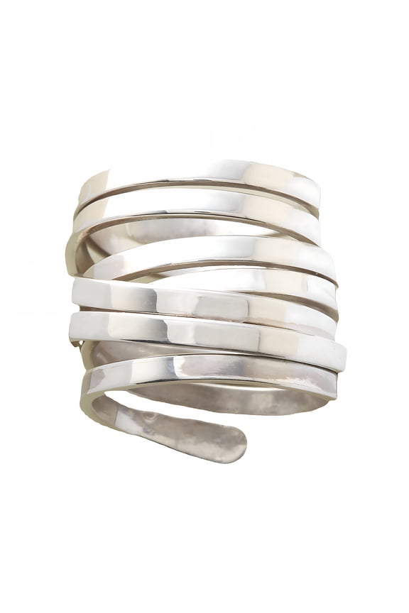 Intertwined Crossover Statement Ring Fashion Chunky Band Rings for Women Wide Index Finger Rings Costume Jewelry