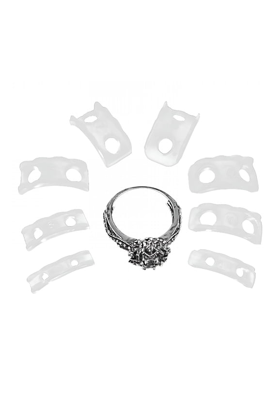Invisible Ring Size Adjuster for Loose Rings Ring Adjuster Fit Any Rings, Assorted Sizes of Ring Sizer