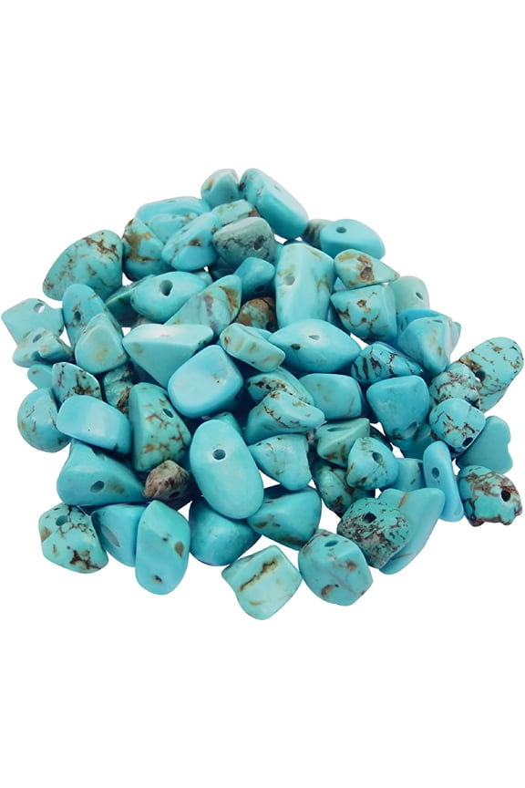 Irregular Chip Stone Beads, Turquoise 5-8mm Loose Crystal Gemstones for Jewelry Making Bracelet Necklace Craft Finding