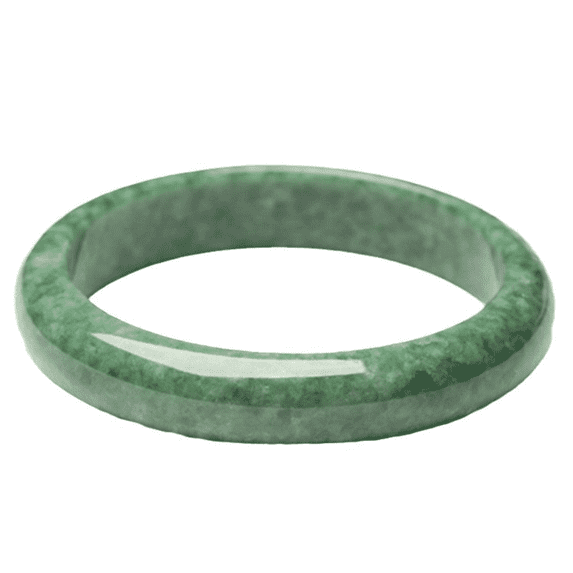 DESIGNICE Jade Bracelet for Women Hand Carved Bracelets for Women Natural Green Jade Jade Ring 56mm 58mm