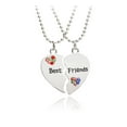 thumbnail image 1 of DESIGNICE Jewelry Set,Elegant Best Friend Necklace Set,Modern Necklaces for Women,Stylish Best Friendship Puzzle Stitching Necklace for Memorable Gifts, 1 of 2