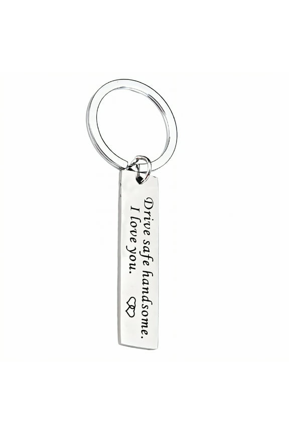 Key Chain,Elegant Long Shape Cute Keychains for Women,Suitable Accessories Keychain Charms,Silver