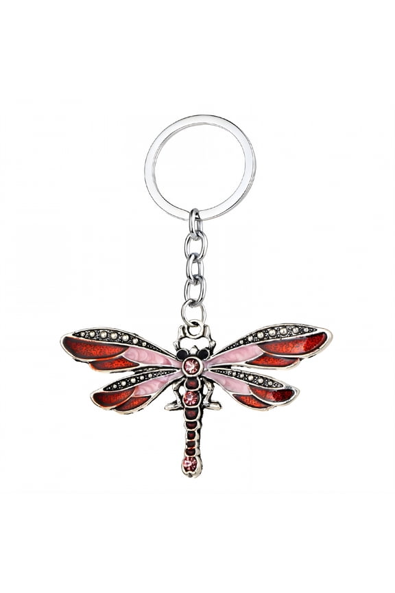 Key Chain,Intricate Craftsmanship Keychain Accessories,Smooth Fine Carving Keychain Charms,Red