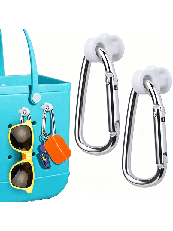Key Holder for Bag, Accessories for Bags Original X Large, Insert Charm Carabiner Keychain for Beach Bag Secure Key Holder