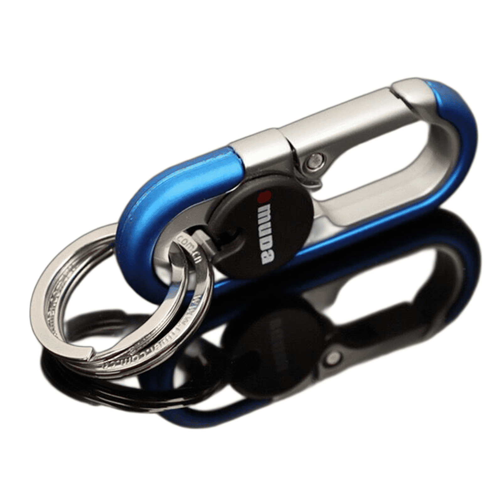 DESIGNICE Key Ring Carabiner for Keys Key Chain Women,Blue - Walmart.com