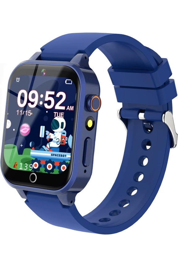 Kids Smart Watch for Kids with 39 Puzzle Games HD Camera Video MP3 Player Habit Tracking Pedometer Flashlight 12/24 hr Kid Watches for 4-12 Year Old Boys Toys for Kid