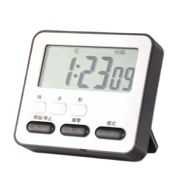 DESIGNICE Kitchen Timer Mute Option Digital Timer Memory Count-Down Time Timer Black