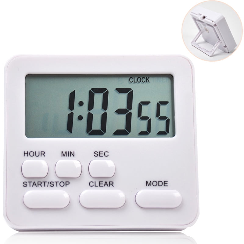 DESIGNICE Kitchen Timer Mute Option Digital Timer Memory Count-Down ...