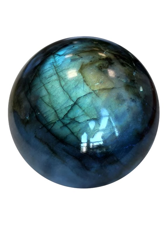 Labradorite Sphere Natural Quartz Crystal Ball Meditation Healing Reiki-Stone Healing Stones