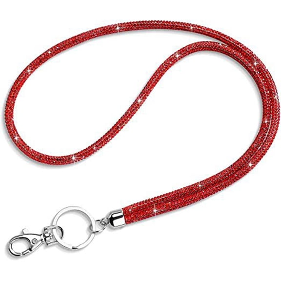 DESIGNICE Lanyards for Keys,Hands-Free Design Key Lanyard,Casual Chic, Cute Lanyard,Bright Red