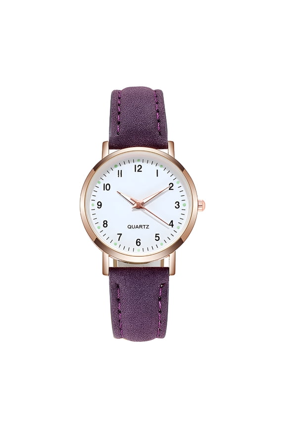 Watch for Women Diamond-Studded Luminous Retro Female Belt Quartz Watches