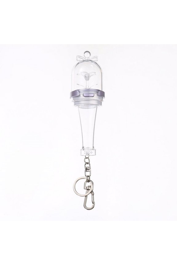 Lightstick Keychain, K-Pop Keyring Pendant Bag Accessories Merch Gift (Built-In Battery)