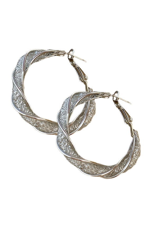 Lymphatic Activity Hoop Earrings | Magnetic Activity Lymphatic Women Magnetology Hoop Earrings | Germanium Copper Hoops For Women