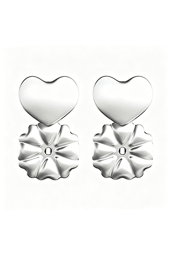 Magic Earring Backs Lifters Firmly Supports Lifts Fit Jewelry Silver Tone Earring Lifters Backs