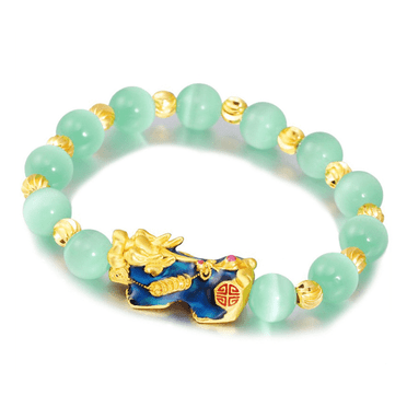 DESIGNICE Matching Bracelets Lucky Stone Beads Best Friend Gifts Pixiu Bracelet Crystal Bracelet Light Green