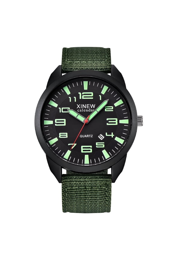 Men Fashion Military Stainless Steel Date Sport Quartz Analog Wrist Watch Watches for Seniors Women Underwater Watch Solar Watch Wind up Watch Atomic Wrist Watch Analog