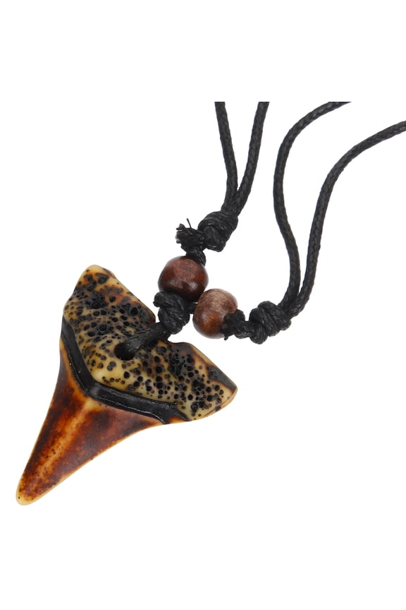 Men Necklace Vintage Shark Tooth Pendant Necklace Personalized Neck Chain for Male