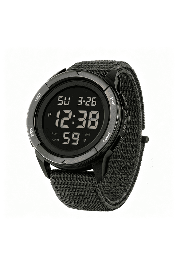 MenS Digital Sports Watch,Large Face Military Tactical Wristwatch for Men,50M Waterproof,Led Backlight,Alarm,Stopwatch,Rugged Outdoor Watch for Running,Work and Gym