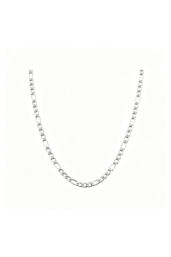 Men Women 24K Real Gold Plated Figaro Chain Stainless Steel Necklace,Wide 3Mm 5Mm 7Mm 9Mm Durable Figaro Chain for Men