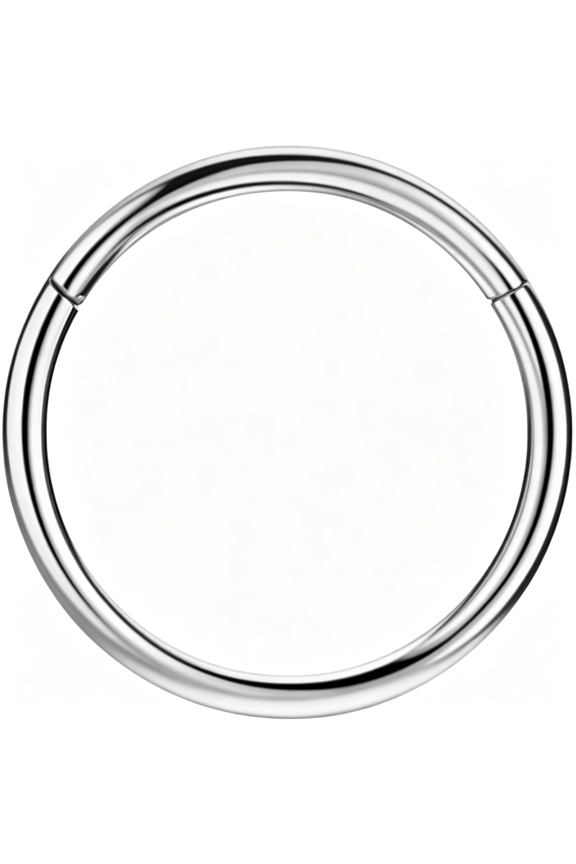 Men Women 316L Surgical Steel Hinged Nose Rings Hoop for Nostril Septum Cartilage Helix Daith Tragus Rook Conch Lip Ear