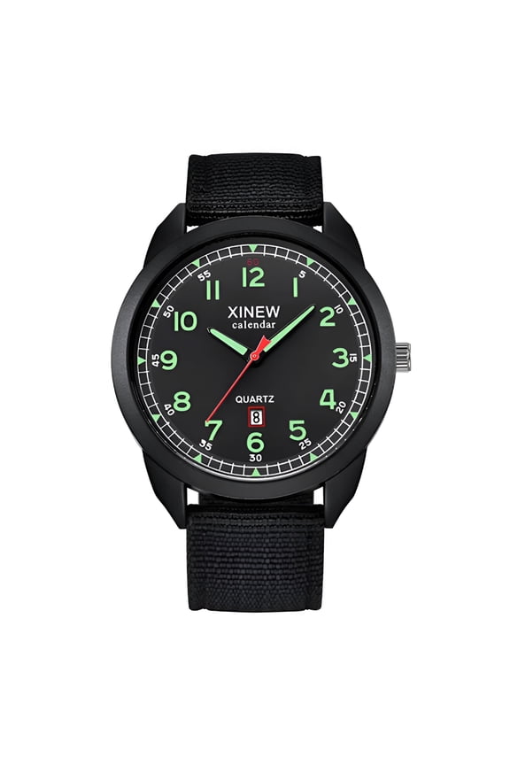 Men's Nylon Waterproof Date Quartz Watch Analog Quartz Wrist Watch for Nurses Women Smart Watch for Seniors Men's Sports Watch Analog Watch Nurse Watch Waterproof Watch