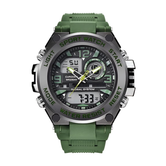 DESIGNICE Men's Watch 50M Wristwatch Led Quartz Sport Watch,Sport Watches for Men