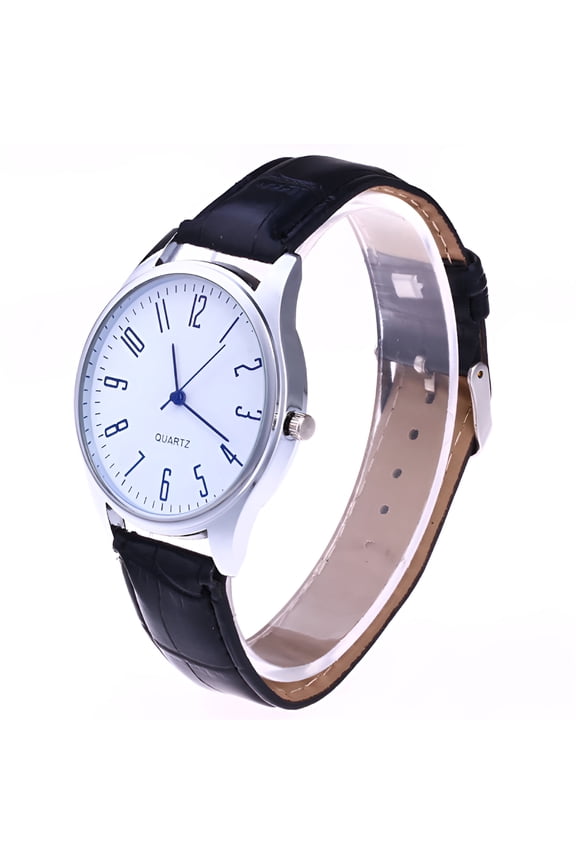 Men's Watch Fashion Men Casual Luxury Watch Leather Band Quartz Wrist Business Watch