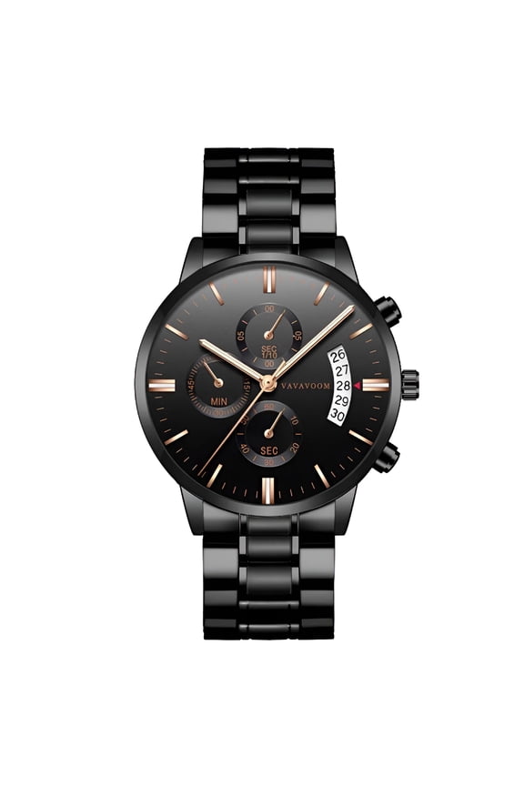 Men's Watch Luxury Casual Watch Quartz Stainless Steel Calendar Watch,Mens Luxury Watches,Mens Casual Watches