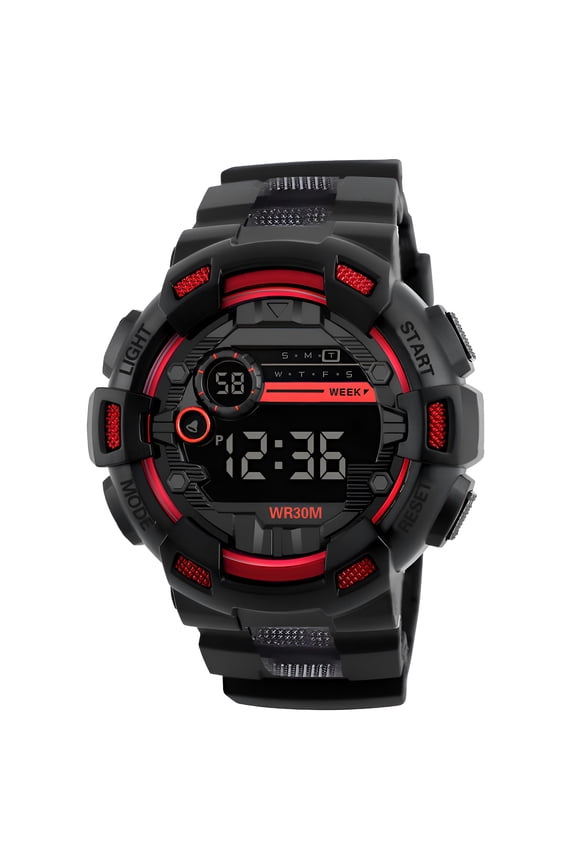 Mens Fashion Military Multifunction Digital Watches,Tactical Watches for Men,Waterproof,Backlight,Alarm,Stopwatch Features - Rugged Wristwatch for Training,Hiking,And Adventure