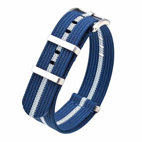 DESIGNICE Military Nylon Watch Band 18Mm 20Mm 22Mm 24Mm Premium High Density Durable Comfortable Sport Ballistic Nylon Replacement Watch Straps with Stainless Heavy-Duty Buckle for Men Women