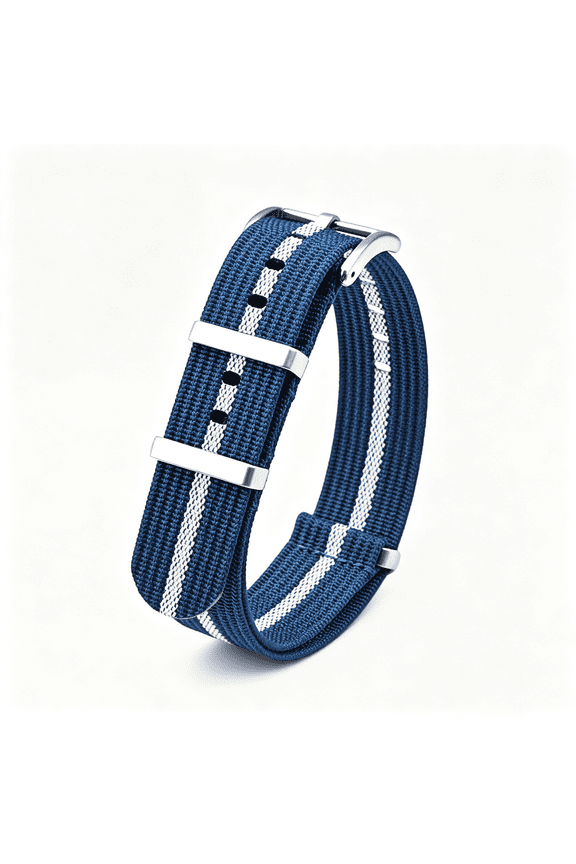 Military Nylon Watch Band 18Mm 20Mm 22Mm 24Mm Premium High Density Durable Comfortable Sport Ballistic Nylon Replacement Watch Straps with Stainless Heavy-Duty Buckle for Men Women