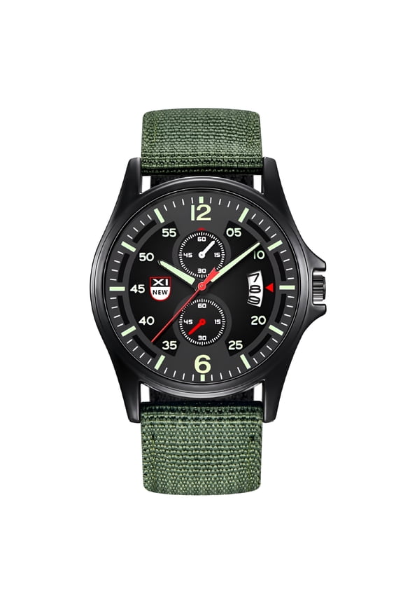 Military Nylon Waterproof Date Quartz Analog Army Men'S Quartz Wrist Watches Military Watches for Men