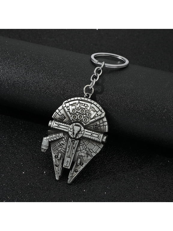 Millennium Falcon Pewter Key Ring Key Chain for Men