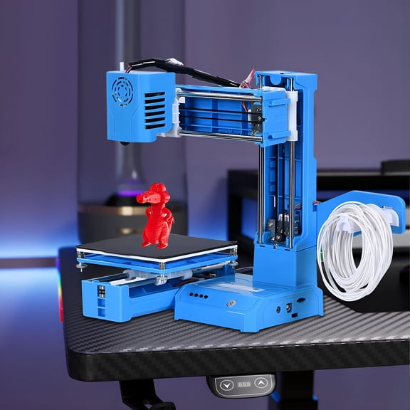 DESIGNICE Mini 3D Printer Fully Assembled, Auto Leveling FDM Printer for Beginners, 100x100x100mm Quiet PLA Printer with USB/SD Card