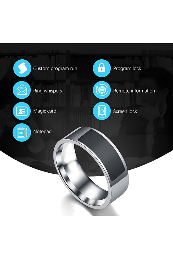 Mobile Phone Smart Stainless Steel Wireless Radio Frequency Communication Water Resistance Jewelry